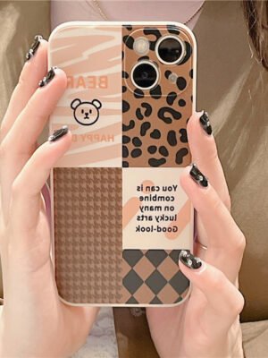 Zhitai Applicable Apple Mobile Phone Case 14 Rubik's Cube Case for iphone13pro Leopard Print Puzzle xsmax678plus