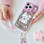 Zhitai iPhone15promax is suitable for Apple 13 mobile phone case lanyard mirror case 14promax generation 12