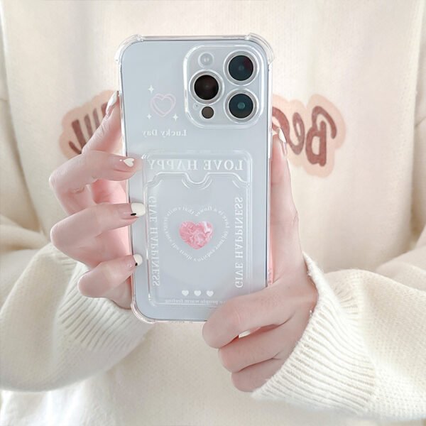 Zhitai iPhone15Pro Love Apple 14 for 13Promax Card Case XR 78plus