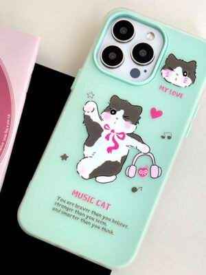 Caseall Apple 16pro mobile phone case skin jelly 15 for 12 cartoon 11 generation hair iPhone14promax