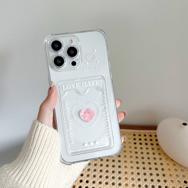 Zhitai iPhone15Pro Love Apple 14 for 13Promax Card Case XR 78plus