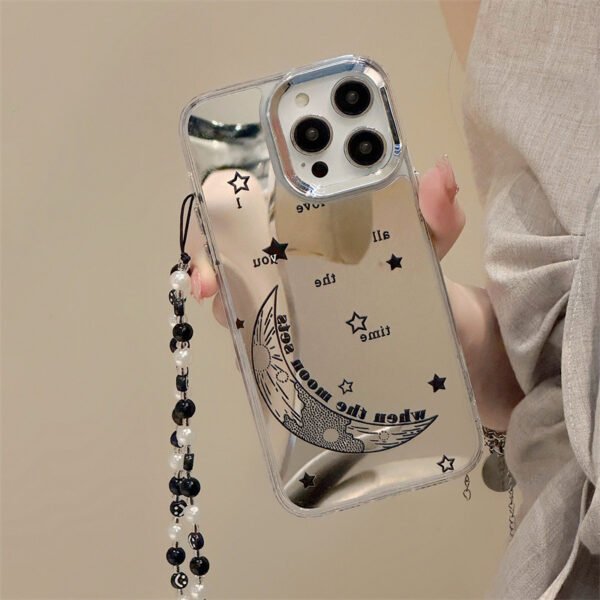 Caseall iPhone15promax Apple 16 mobile phone case 14 three-in-one mirror 12 bracelet 13 hard shell xs generation