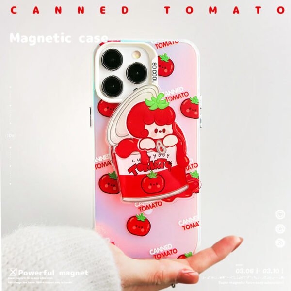 Caseall iPhone case for 13 magnetic matte laser 12 Apple 16Pro bracket Huawei mate60