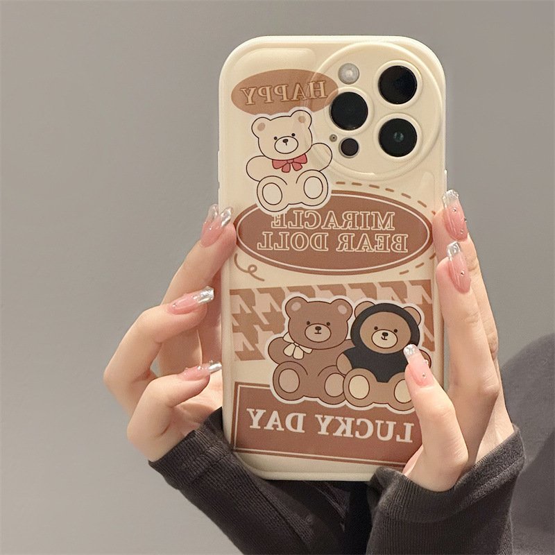 Caseall Apple 15Promax mobile phone shell cute iphone14 generation 13Pro for OPPO air cushion vivo