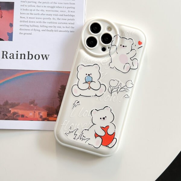 Zhitai Suitable for Apple 14Pro Max Cartoon iPhone 12 Air Cushion Phone Case 13Pro Light Oil xs Protective Case