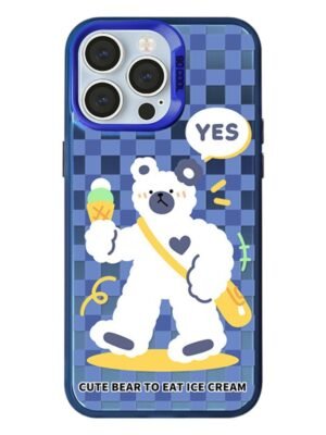 Caseall 13 cartoon 14iPhone mobile phone case is suitable for 16/14Promax frosted laser case 12Pro generation