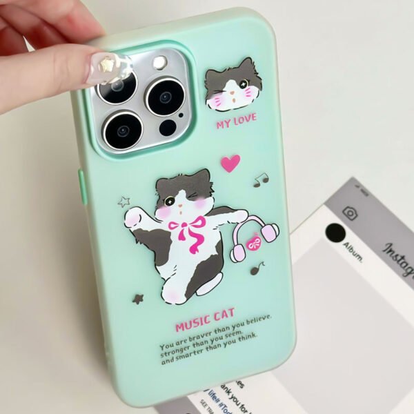 Caseall Apple 16pro mobile phone case skin jelly 15 for 12 cartoon 11 generation hair iPhone14promax